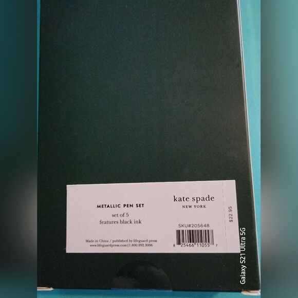 New kate spade Metallic Ink Pen Set (5) - Picture 5 of 5